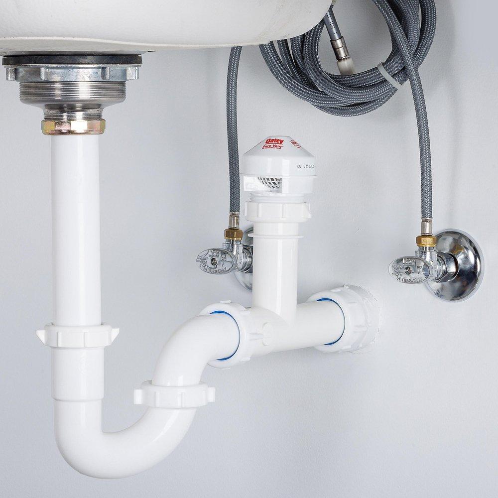 Oatey&reg; White Air Admittance Valve with Adapter 