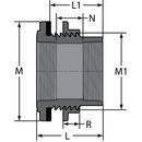 Grey IPS x Grooved SDR 11 Plastic Extension Adapter 