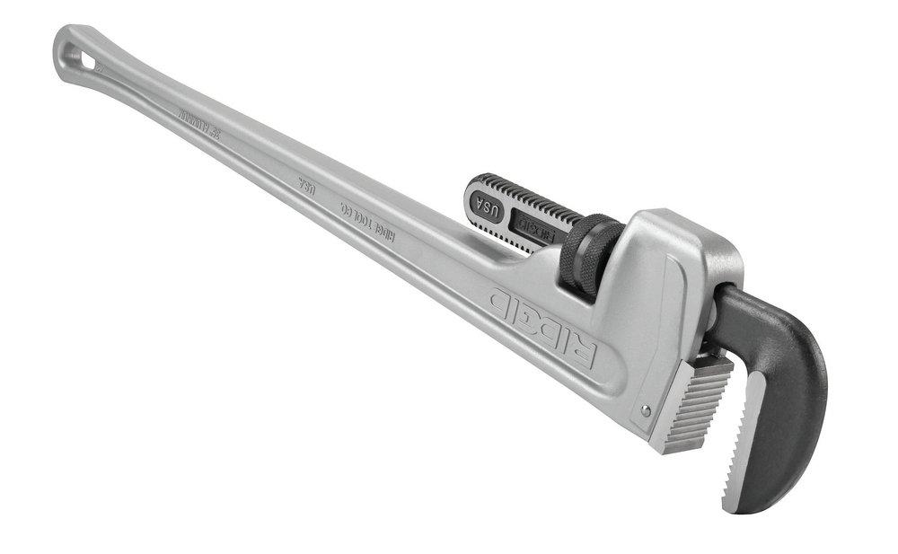RIDGID Grey 2-1/2 in. Pipe Wrench 