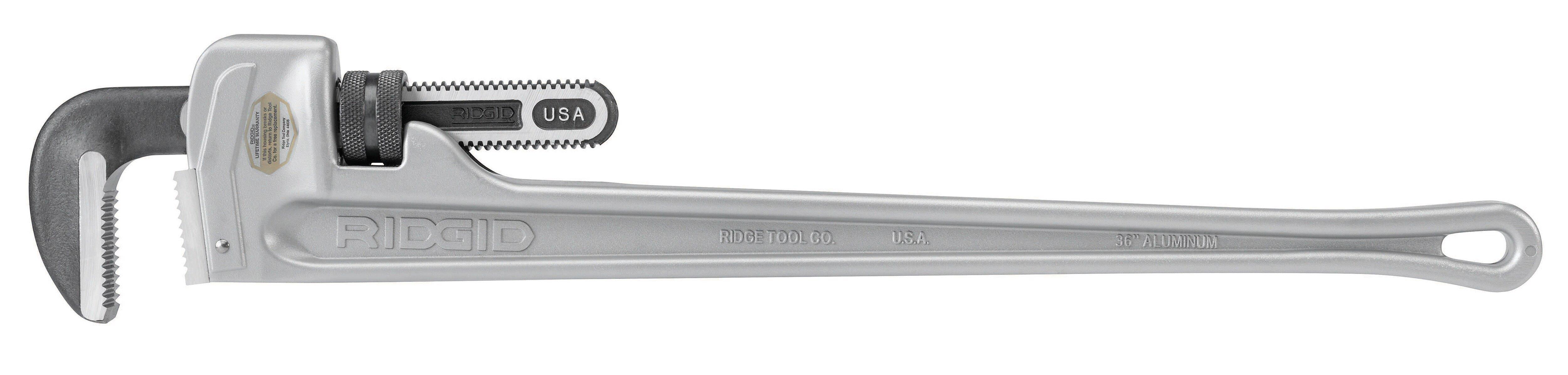 RIDGID Grey 1-1/2 in. Pipe Wrench 