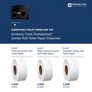 Kimberly-Clark Professional&trade; Black Wall Mount Toilet Tissue Dispenser 