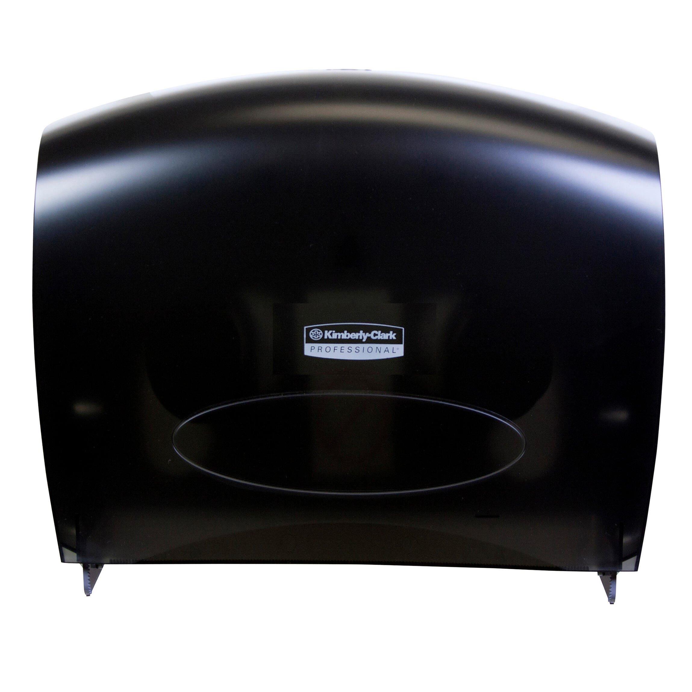 Kimberly-Clark Professional&trade; Black Wall Mount Toilet Tissue Dispenser 