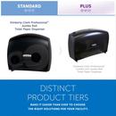 Kimberly-Clark Professional&trade; Black Wall Mount Toilet Tissue Dispenser 
