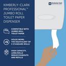 Kimberly-Clark Professional&trade; Black Wall Mount Toilet Tissue Dispenser 