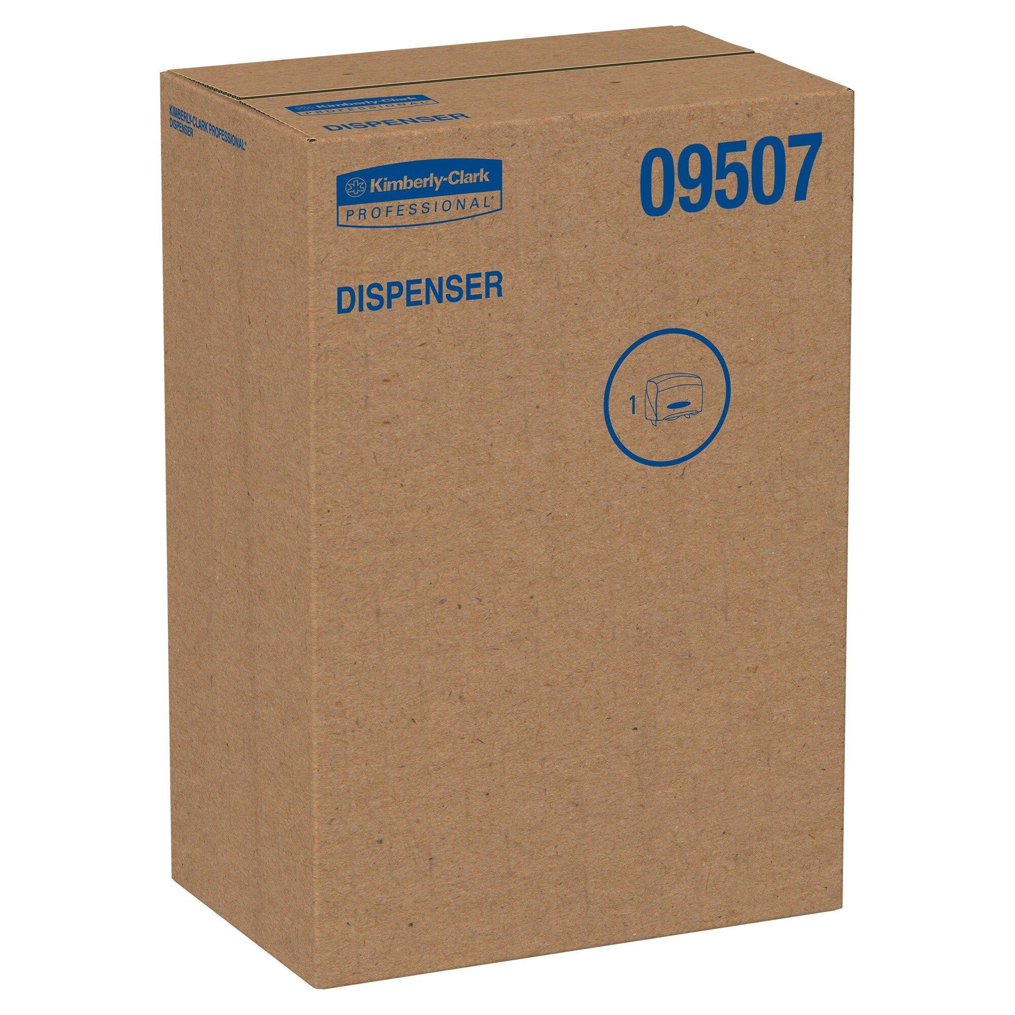 Kimberly-Clark Professional&trade; Black Wall Mount Toilet Tissue Dispenser 