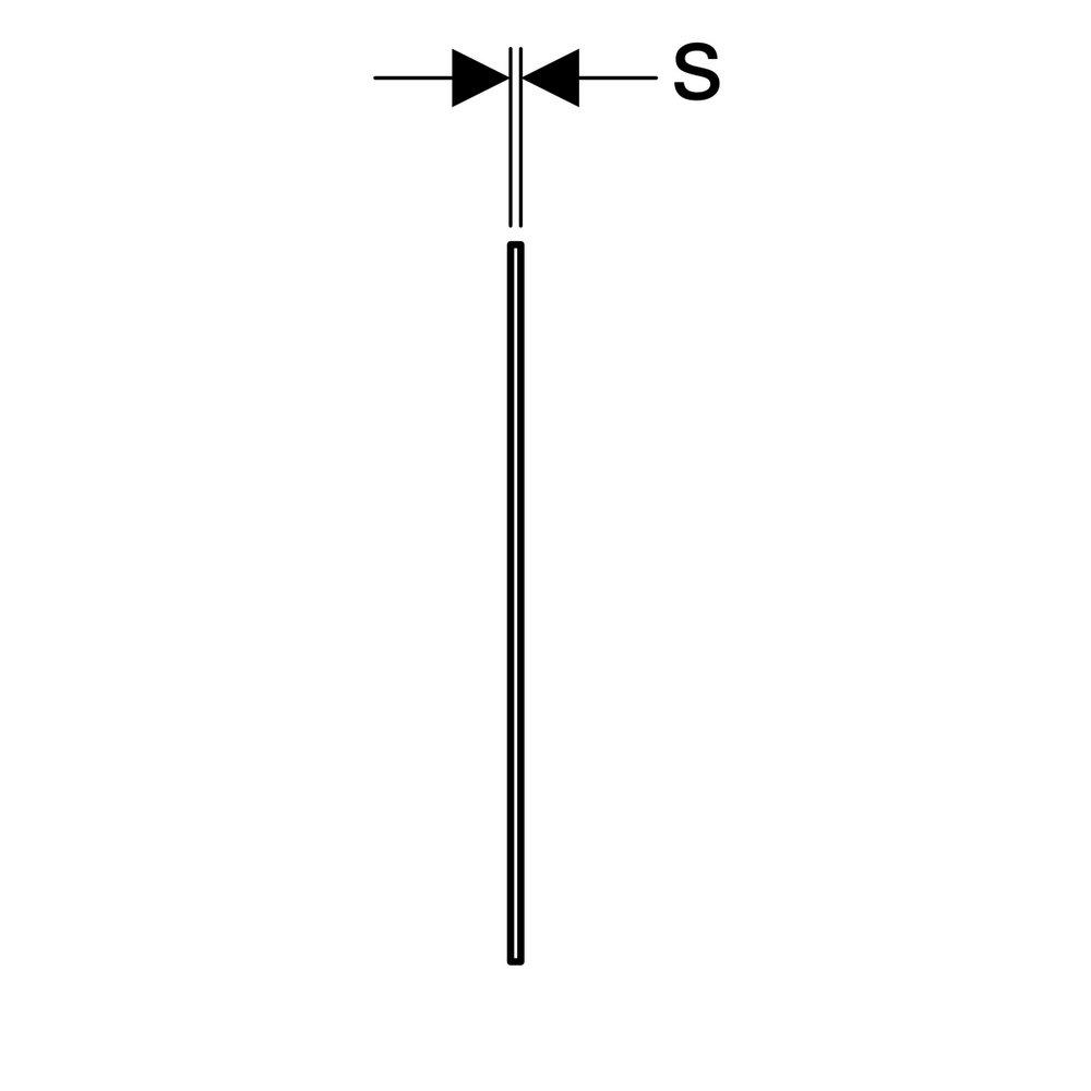 Geberit White Acoustic Insulation Set for Wall-Hung Toilet and Bidet 