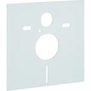 Acoustic Insulation Set for Wall-Hung Toilet and Bidet in White