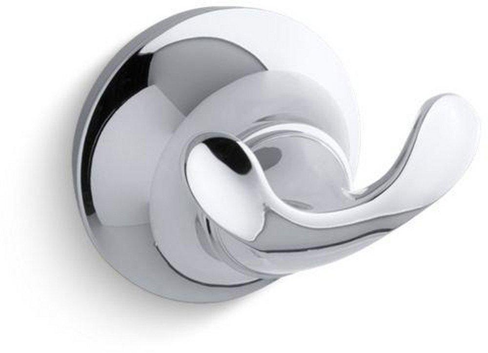 KOHLER Polished Chrome 2 Robe Hook 