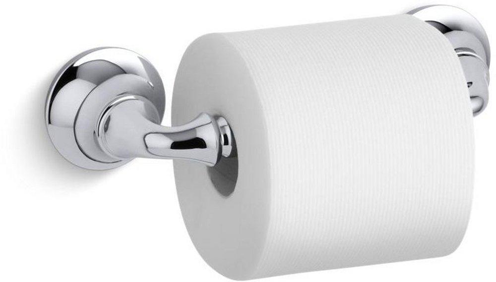 KOHLER Polished Chrome Wall Mount Toilet Tissue Holder 