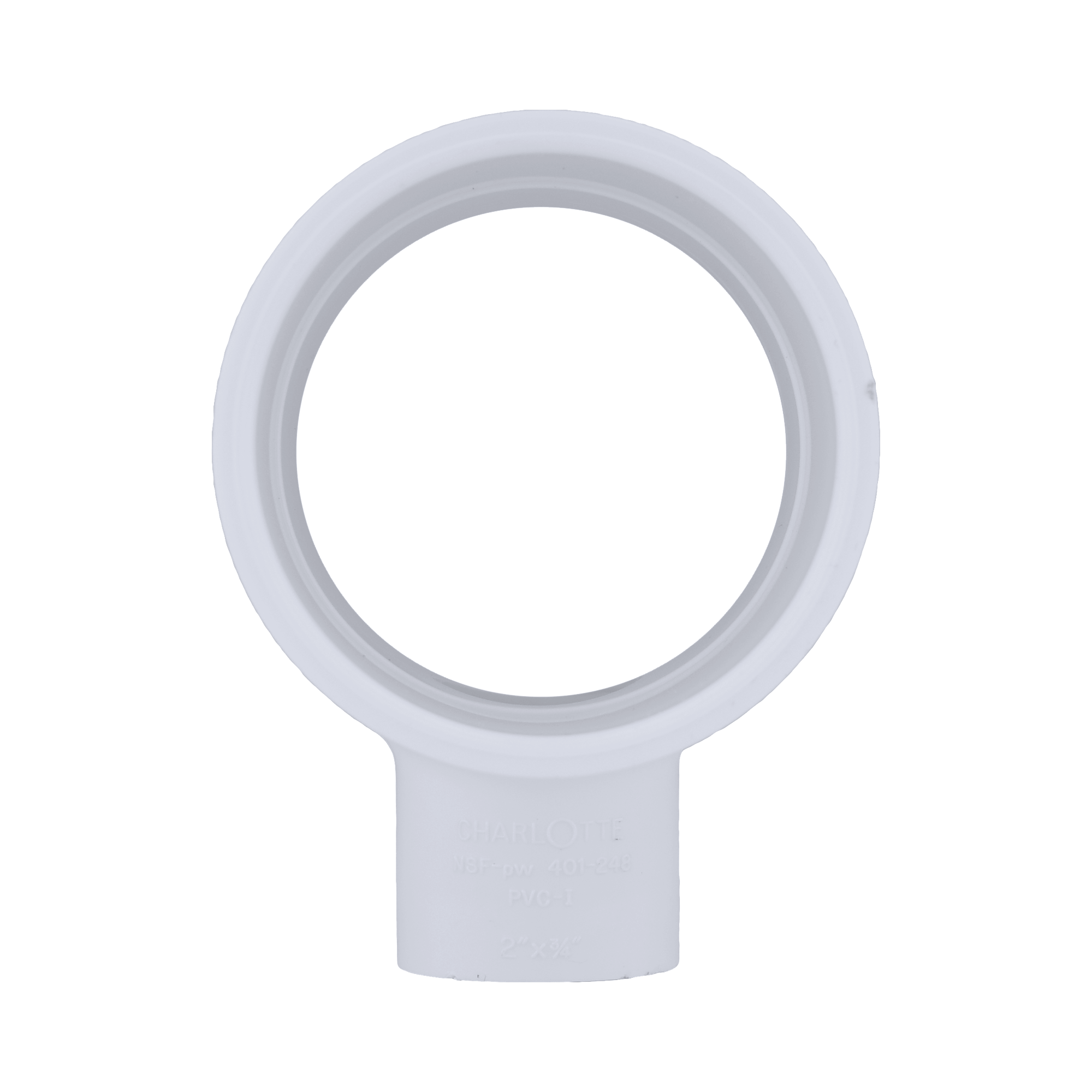 White Slip Plastic Reducing Tee 