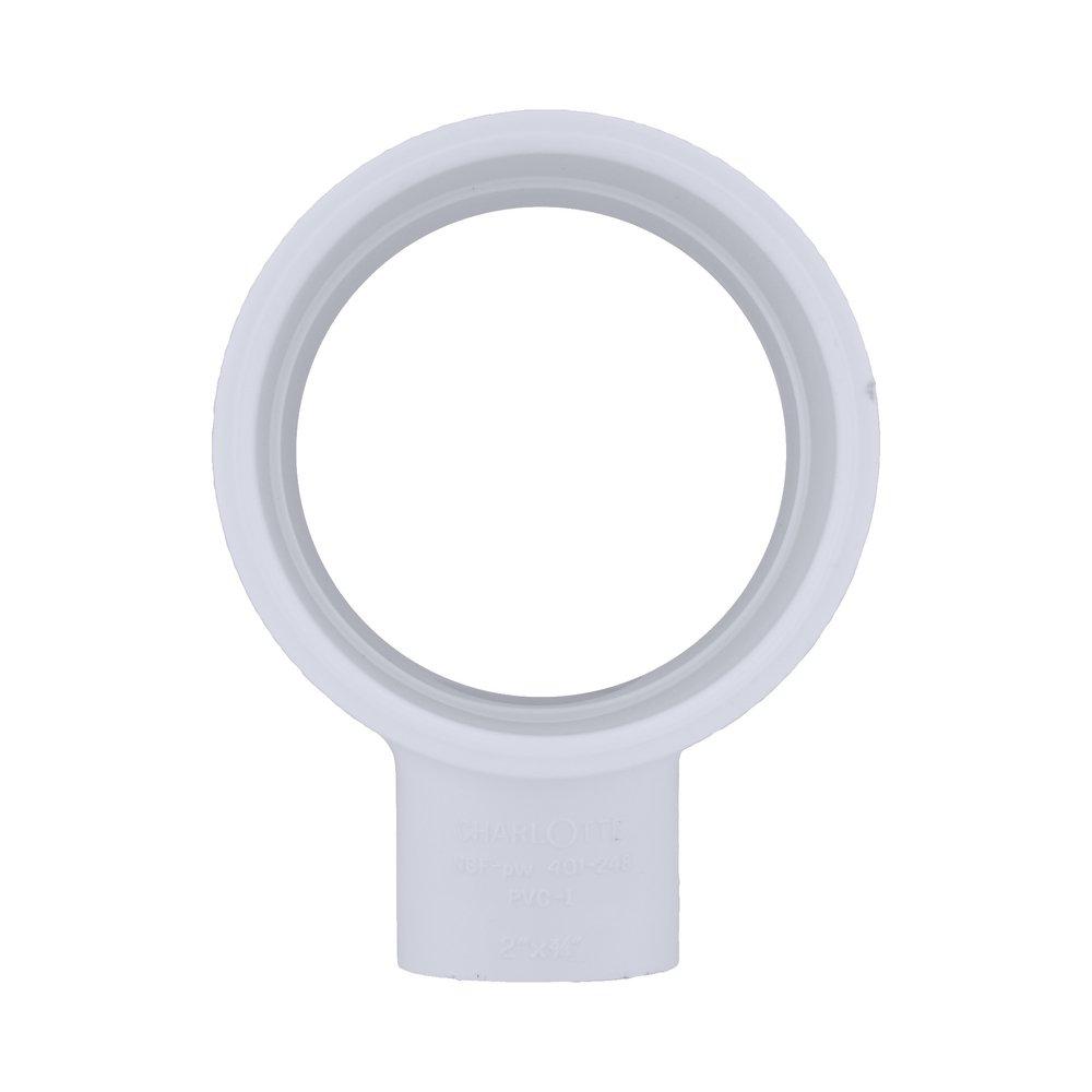 White PVC Schedule 40 Tee 