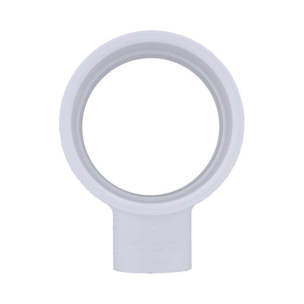 White PVC Schedule 40 Tee 