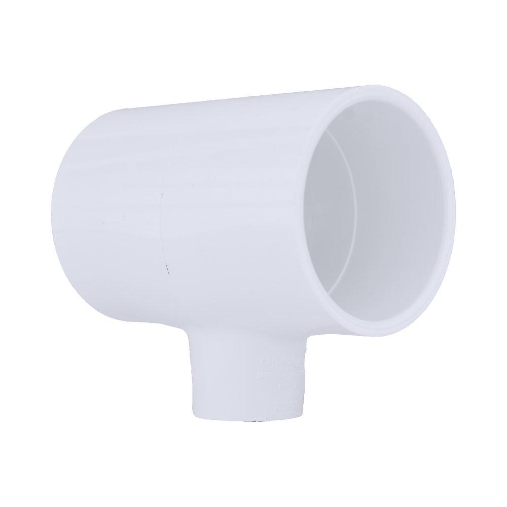 White PVC Schedule 40 Tee 