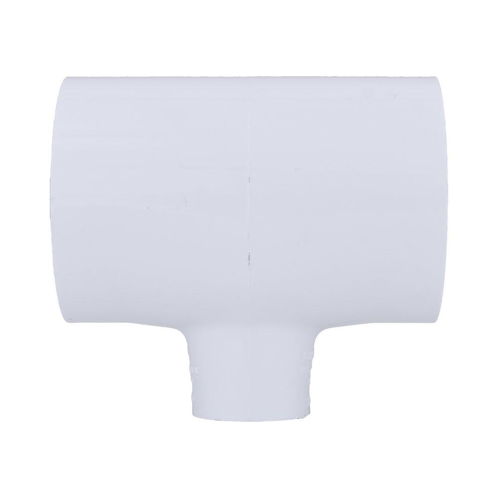 White PVC Schedule 40 Tee 