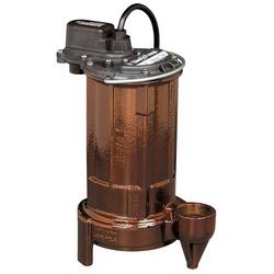 1/2 HP 115V Cast Iron Non-Automatic Submersible Effluent Pump with 10 ft. Cord