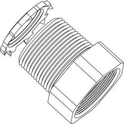 1-1/4 x 1-1/2 in. NPT Adapter Nut Assembly