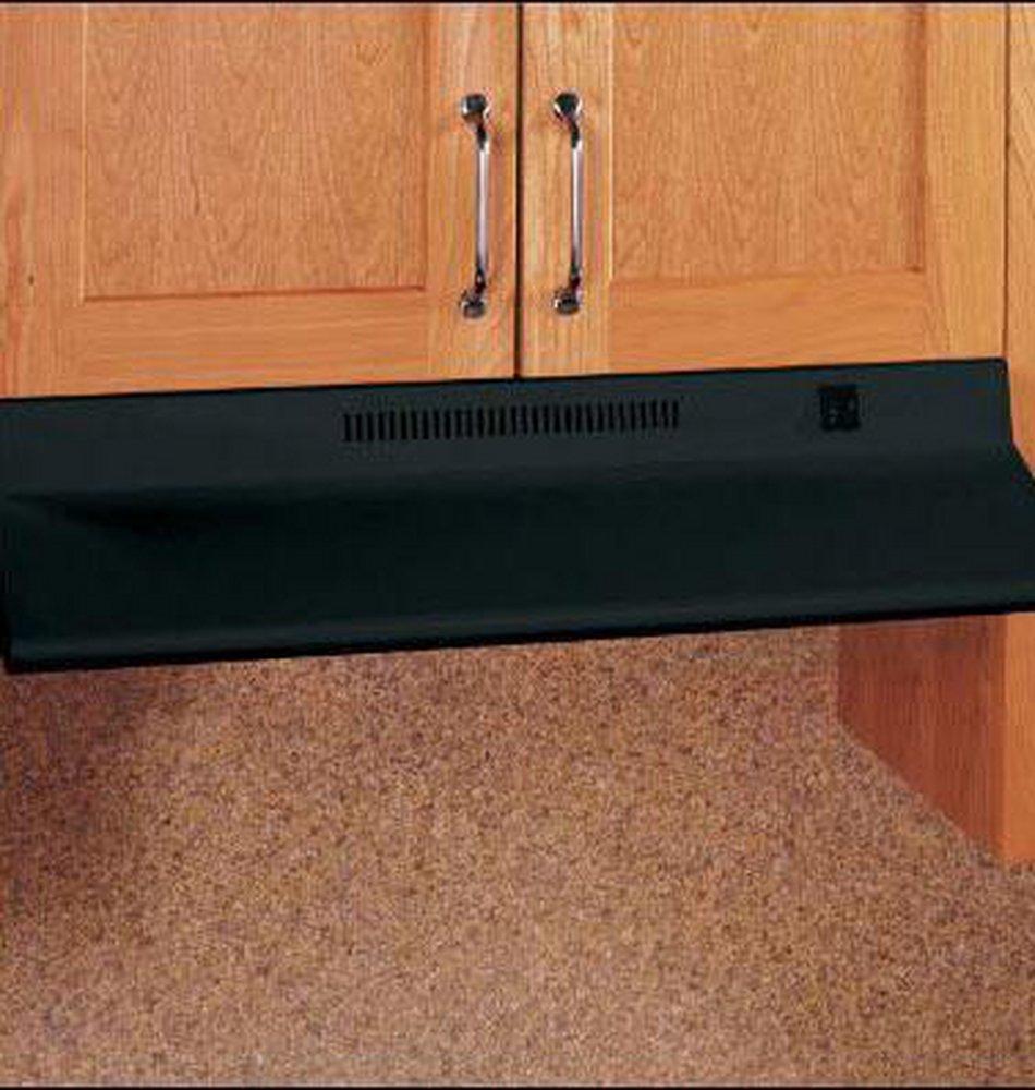 GE&reg; Black 30 in. Under Cabinet Range Hood 