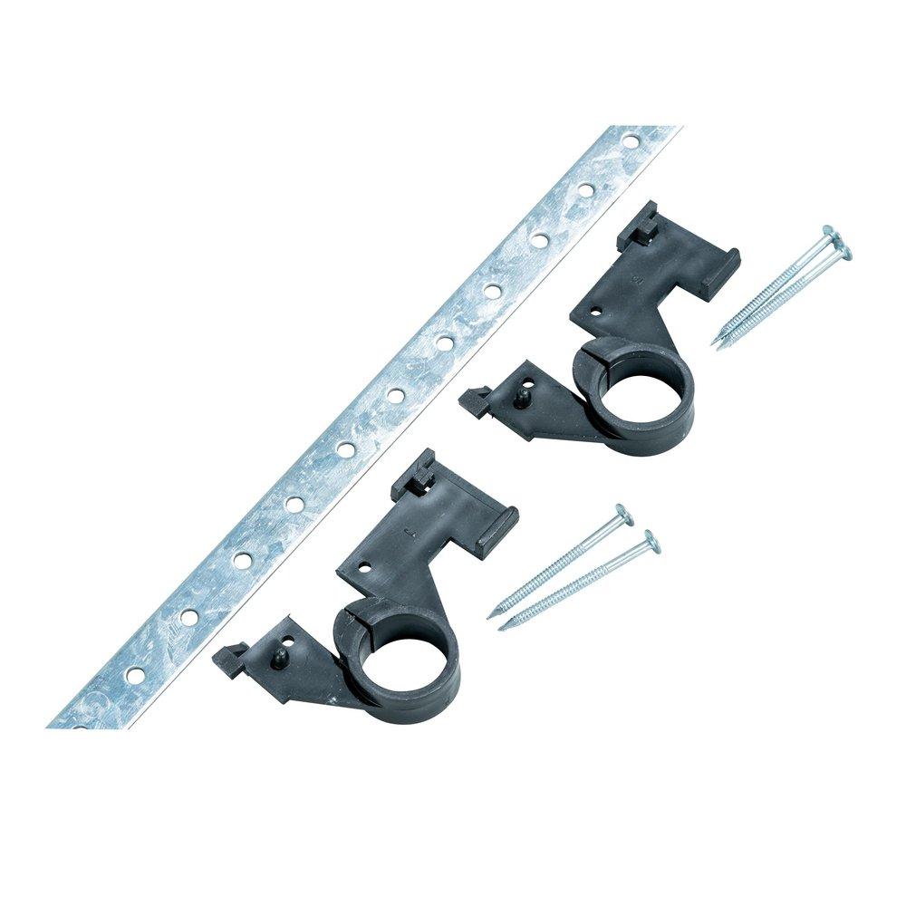 Water-Tite Black 26 in. Plastic Bar Kit 