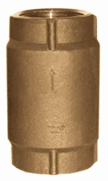 Simmons Manufacturing Silicon Bronze Female Threaded Spring Check Valve 