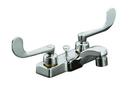 KOHLER Polished Chrome Two Handle Centerset Bathroom Sink Faucet 