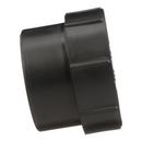 Black ABS DWV Fitting Cleanout Adapter 