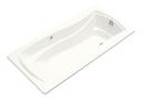 72 x 36 in. Total Massage Drop-In Bathtub with Reversible Drain in White