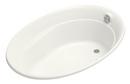 60 x 42-1/4 in. Total Massage Drop-In Bathtub with Reversible Drain in White