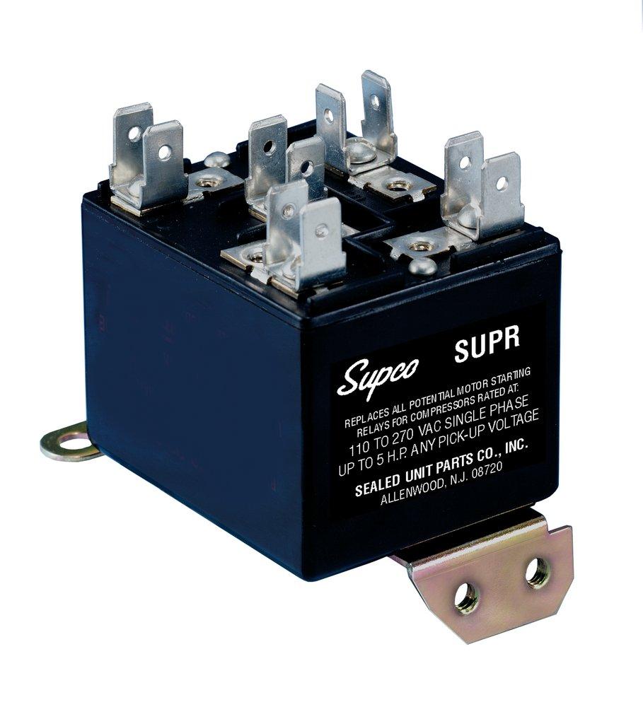 Supco Black Universal Potential Relay 