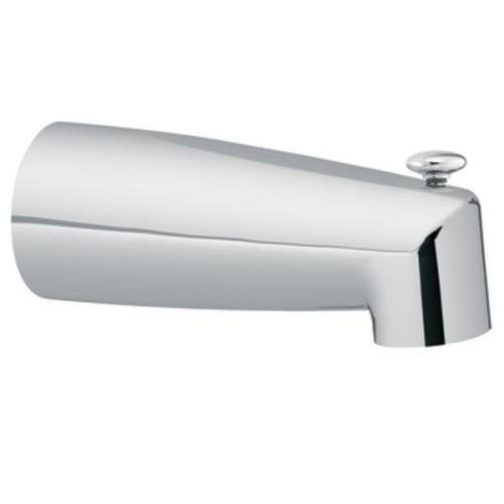 Moen Polished Chrome 7 in. Diverter Tub Spout 