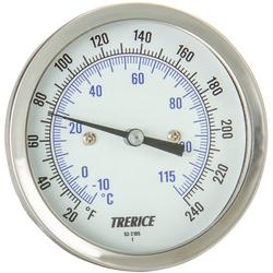 3" Face Bimetal Thermometer -40 - 160F/C with 1/2" NPT Connection