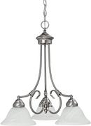 HomePlace by Capital Lighting Matte Nickel 22 in. 60 W 3-Light Medium Chandelier 