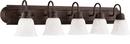 Quorum International Toasted Sienna 5-Light Vanity Fixture 