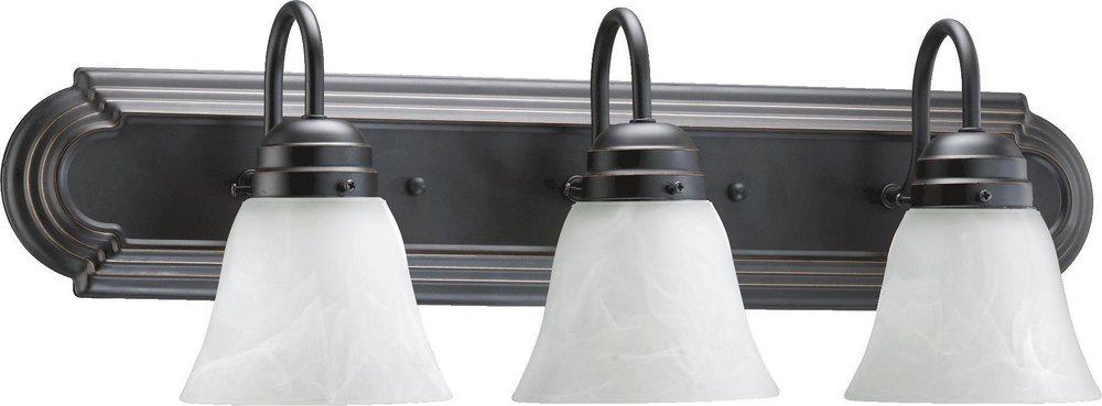 Quorum International Old World 8 x 24 in. 100W 3-Light Vanity Light 