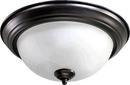 Quorum International Old World 60 W Incandescent Flush Mount Ceiling Fixture 