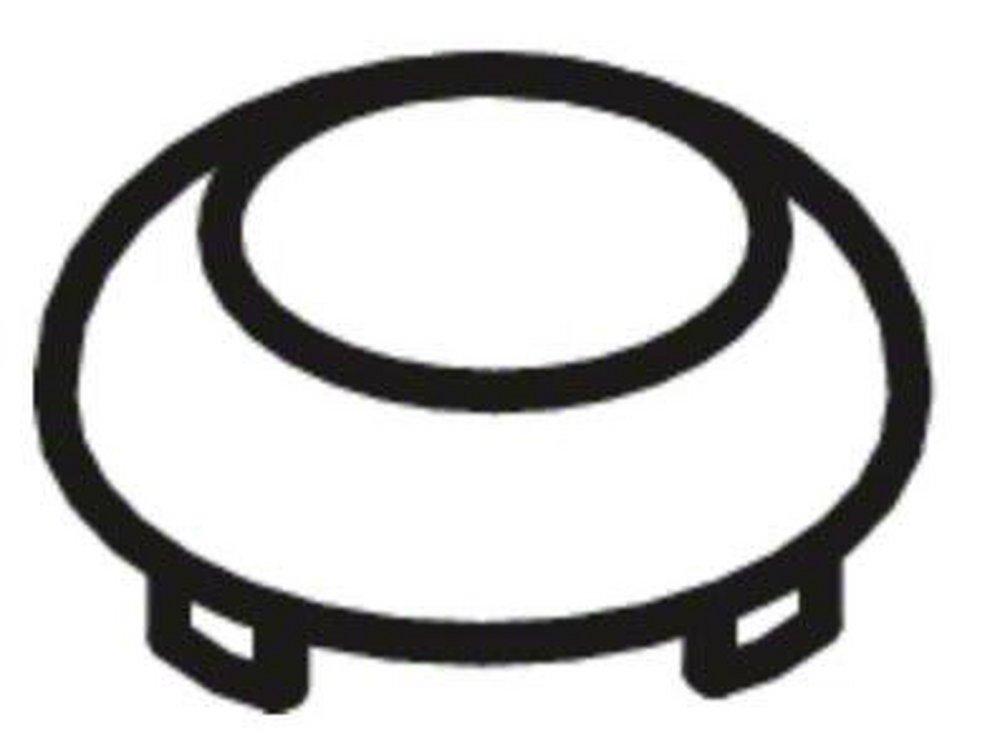 KOHLER White Plug Button Circle Graphic 