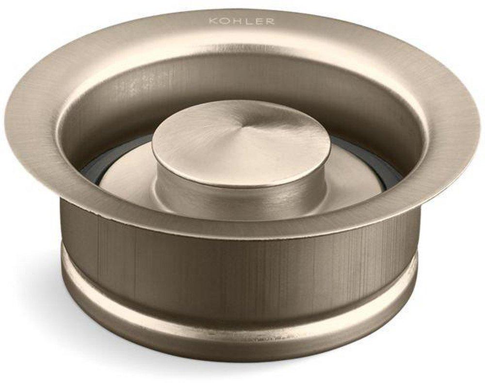 KOHLER Vibrant&reg; Brushed Bronze Metal Disposer Flange & Stopper 