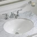18-3/8 x 15-1/4 in. Oval Undermount Bathroom Sink in White