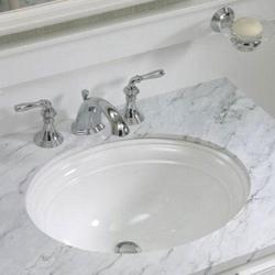 18-3/8 in. Undermount Oval Vitreous China Bathroom Sink in White