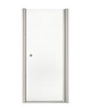 65-1/2 x 32-3/4 in. Frameless Pivot Shower Door in Matte Nickel