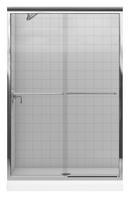 70-5/16 in. Sliding Shower Door in Bright Polished Silver