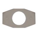 1-Hole Conversion Plate for Shower Faucet in Stainless Steel