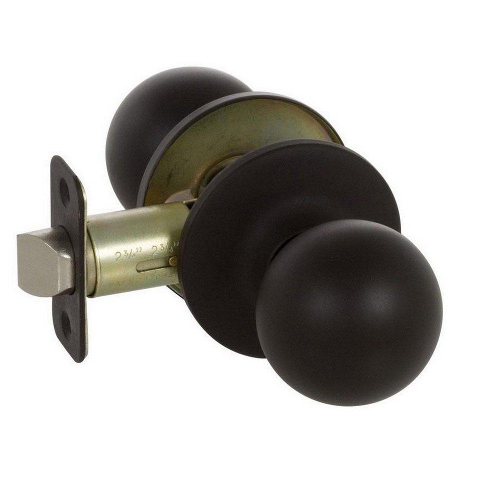 Delaney Satin Nickel Door Knob in Satin Nickel 