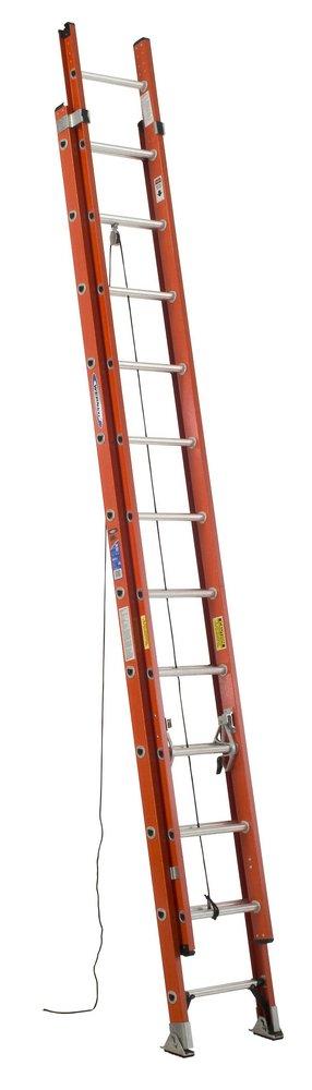 Werner Ladder Orange 300 lb. Fiberglass Extension Ladder 
