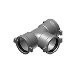 2 in. Push Ductile Iron Full Body Tee