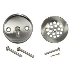 Trip Lever Drain in Satin Nickel