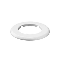 3 in. Plastic Flexible IPS Floor/Ceiling Plate Escutcheon in White