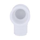 White PVC Schedule 40 90&deg; Socket x MPT Elbow 