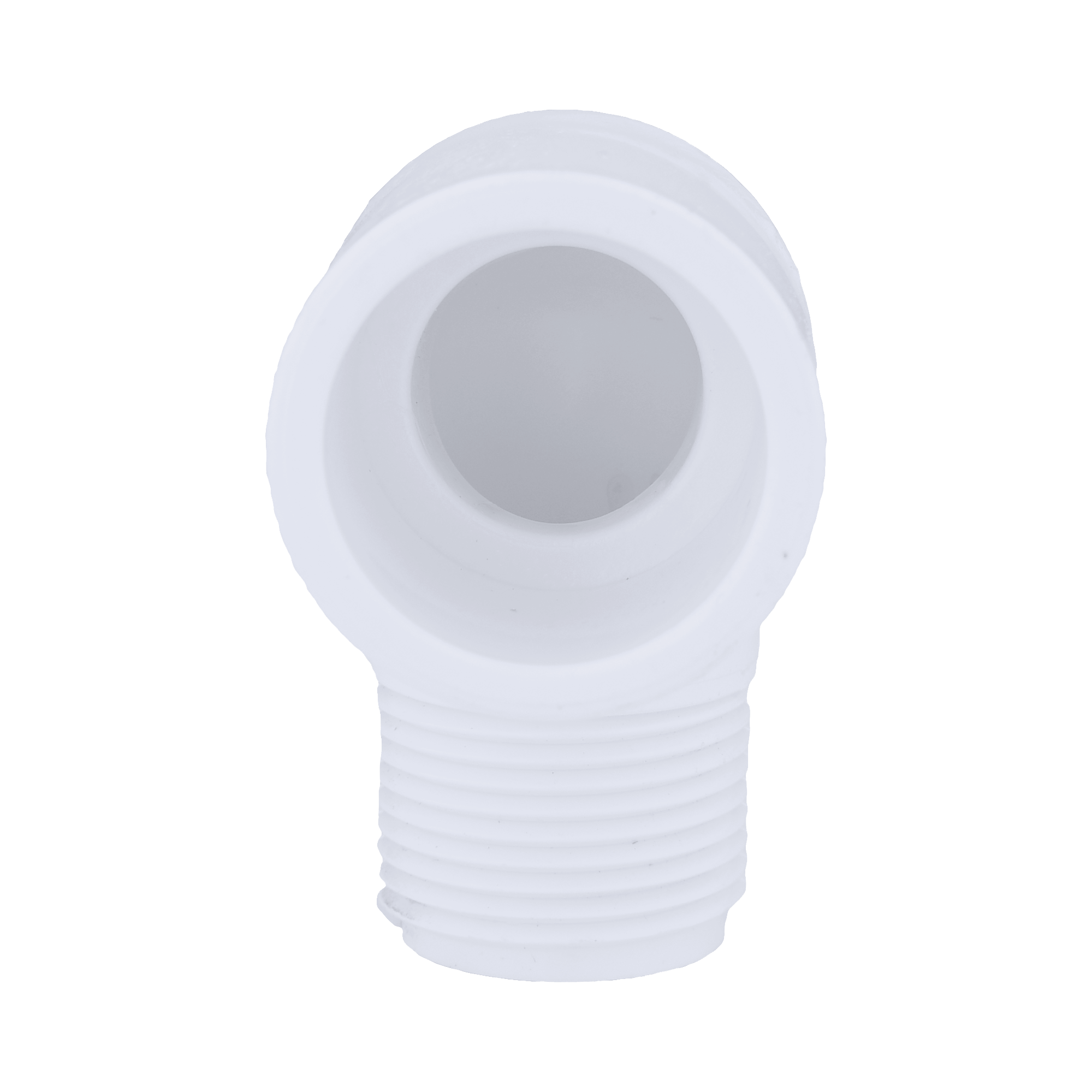 White MPT x Socket Weld 90 Degree PVC Street Elbow 