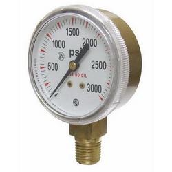 2 in. 600 psi Steel Nitrogen Gauge