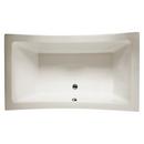 72 x 42 in. Drop-In Bathtub with Center Drain in Oyster